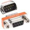 kenable 9 Pin Serial RS232 Male Plug to Female Null