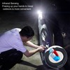 Bright LED Rechargeable Headlight USB Charging Sensing Hiking Head Lamp