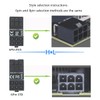 WLGQ ATX Female to Male 8pin RVS 180 Degree Angled