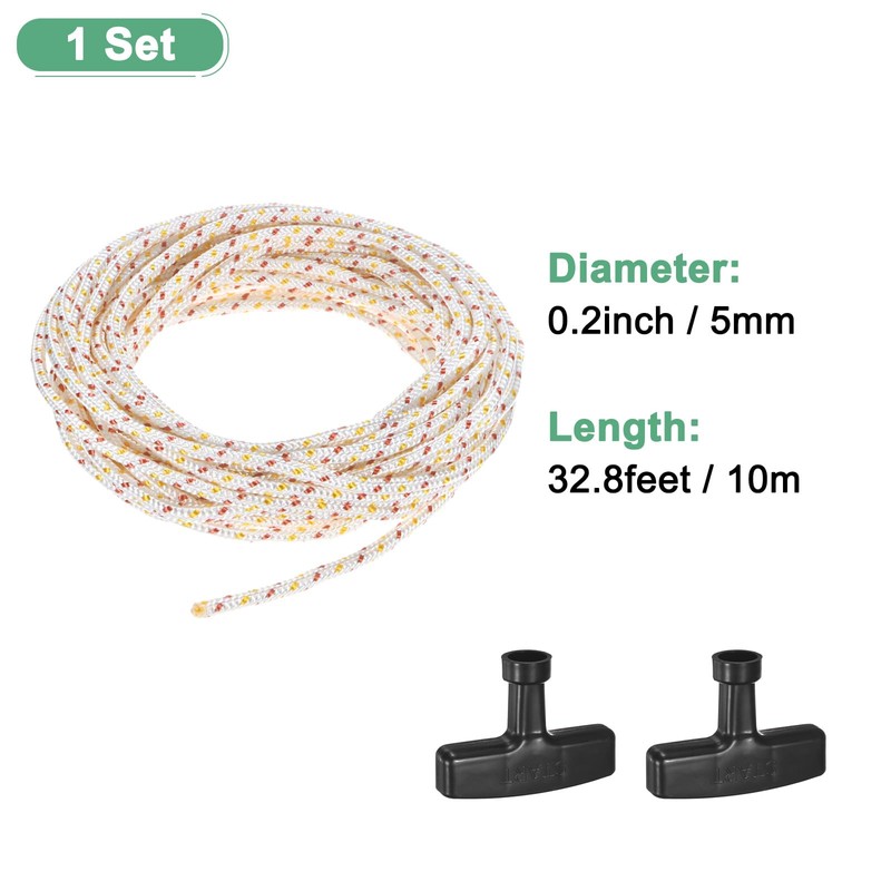 M METERXITY Recoil Starter Rope Pull Cord 5mm 10m Pull