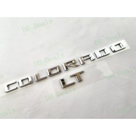 Colorado 4PCS Chrome Door Rear Colorado LT Emblems Letters Badges Fit 2023+ Colorado