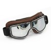 TDR WWII Style Aviator Goggles - Adjustable, Windproof, Safety Enhanced,