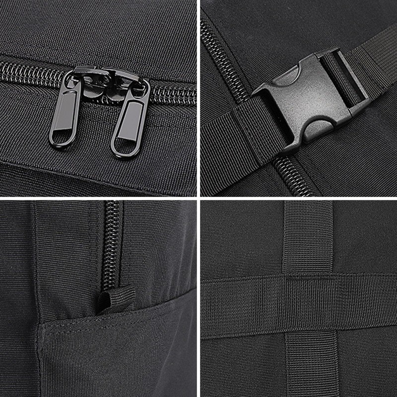 DDIOUONE Large Boston Bag, 75L-Silver