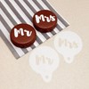 Mr Mrs Macaron Oreo Cookie Stencils Small Mylar Stencil Set