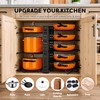 aurorareveal Pots and Pans Organizer Rack under Cabinet 15.7 Height,