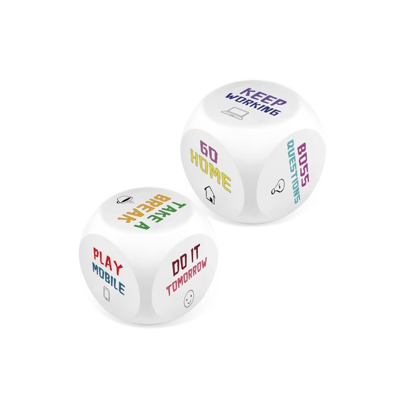 Ainiv 2 Pack Anti Stress Cube with 6 Funny Actions