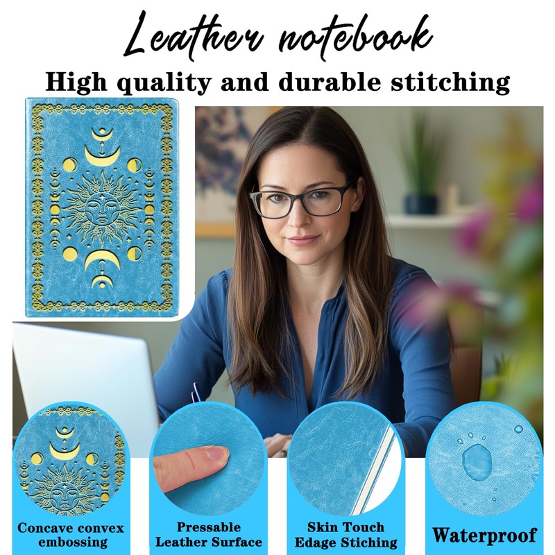 WHLBHG Vintage Sun Gift Moon Phase Star Gift Witchcraft Gift