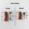 Crazy Horse Craft, Minimalist Wallet and Key Ring in Package,