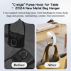 YouLpoet 2PCS Purse Hook For Table Handbag Hangers Bag Hooks