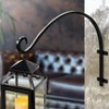 Lifyzoon Heavy Duty Hanging Plant Bracket: Outdoor Hand-Forged Hanging Plant