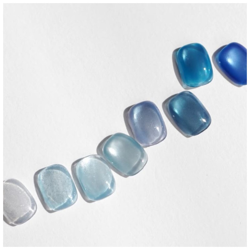 DGEL Aurora Queen The Blue Magnetic Gel Set 8items