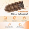 VKHAIR Clip in Hair Extensions Real Human Hair 14 inch,