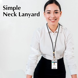 TIESOME Neck Lanyard Strap for Keys, Nylon Necklet Strap Holder Neck Strap Badge Lanyards Detachable Phone Ring Strap Lanyards with Metal Key Ring&Mini Lanyard for Men Women Cool Lanyards