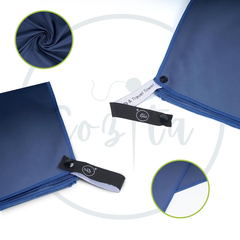 Cozita Microfiber Towel, Super Soft and Extremely Absorbent, Quick Drying,