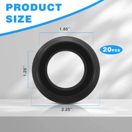 Nuanchu 20 Pcs External Lampholder Gasket Replacements for PAR Lamp