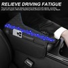 NBTEPEM Bling Car Center Console Cover, Leather Car Arm Rest