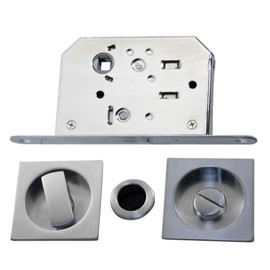 Sliding Door Set Open Chrome Shiny ID311LK