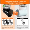 Dryer Vent Hose Connector Kit – 90 Degree Elbow for
