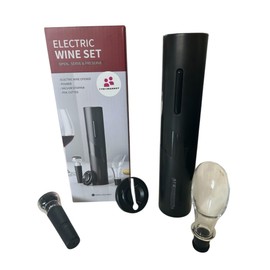 Elektrischer Korkenzieher, 4-in-1 elektrischer Weinöffner, elektrischer Flaschenöffner, Weißblechschneider, Vakuumverschluss und tropffreier Dekanter. Professioneller Korkenzieher. Originelle