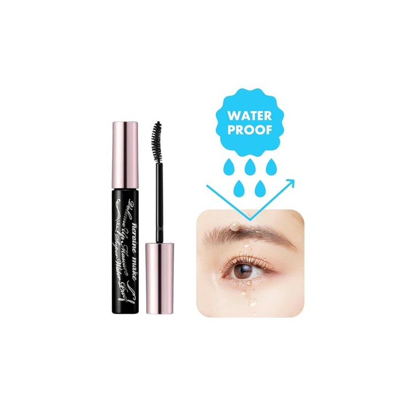 Heroine Make by KissMe Volume & Curl Mascara Black |