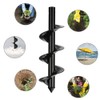 Garden Auger Drill Earth Auger Drill with Non-Slip Handle Post
