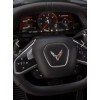 23766 C8 Corvette COMBO/AMPLIFY ORANGE STEERING WHEEL AND TEAM CORVETTE