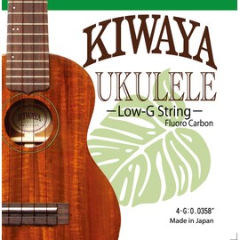 KIWAYA KFC Low-G Single String Fluorocarbon (All Sizes Compatible, Ukulele Strings Clear)