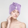 KESYOO Toalla Absorbente Cabello de Microfibra Alta Absorción y Secado
