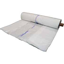 Vapor Barrier Supply - String Reinforced Flame Retardant Plastic Sheeting - 10 Mil - Heavy Duty Plastic Film, Drop Cloth Vapor Barrier, Construction Poly Cover Plastic Covering (13' x 20')