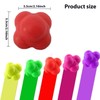 Lyfengdeam6 PCS Rubber Reaction Bounce Balls for Hand-Eye Coordination，Agility &