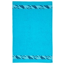 frottana Shadow Guest Towel 30 x 50 cm 100% Cotton Turquoise