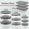 24pc Set Glass Food Storage Containers & Bowls with Airtight