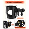 Uhuru Pram Cup Holder, Universal Cup Holder for Bikes, Strollers,