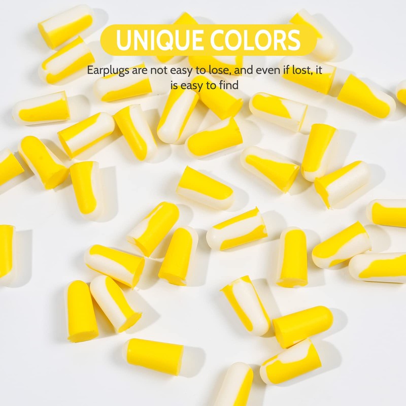 LYSIAN Ultra Soft Foam Earplugs Sleep 5 Pairs, 38dB Noise