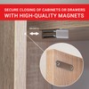 LouMaxx Magnetic Door Catch Strong - 4kg Holding Force -