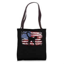 Spider Monkey USA Flag Vintage Tote Bag