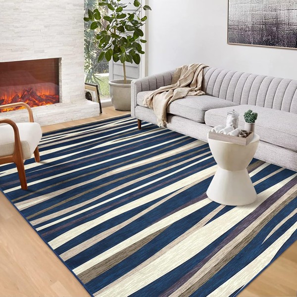 COZYLOOM Abstract Rugs 8x10 Large Area Rug for Living Room