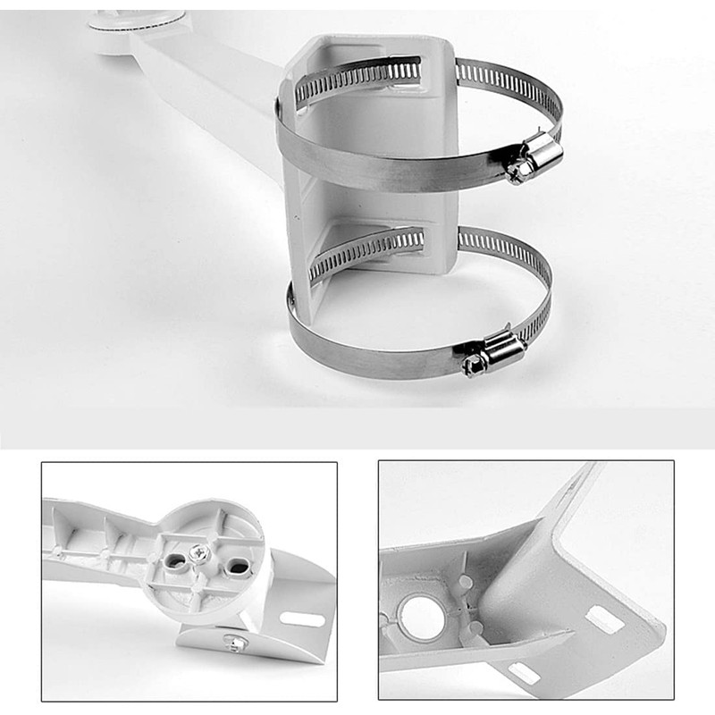 CCTV Amp Camera Square Bracket is used for 2 rotation