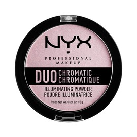 NYX Professional Makeup Duo Chromatic Illuminating Powder Highlighter- Lavender Steel, 0.021 kg
