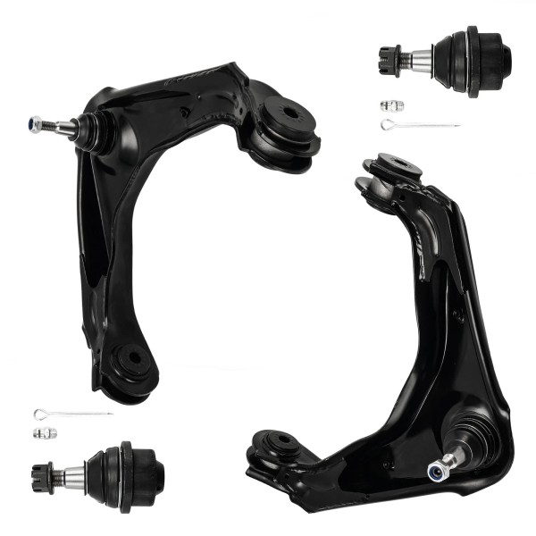 KAC 4 Pc Front Upper Control Arm Lower Ball Joint