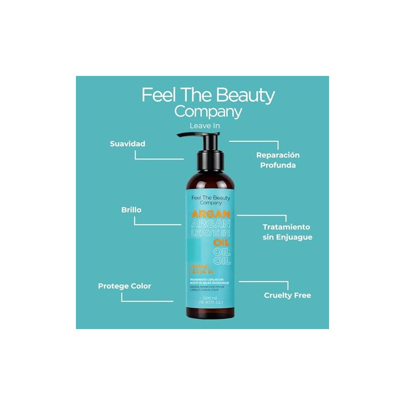 Feel The Beauty Duo Leave In 500ml & Aceite Argan
