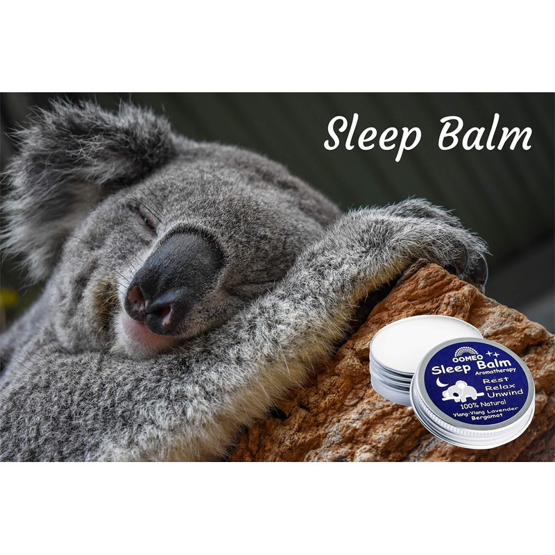 Oomeo Sleep Balm Aromatherapy with Lavender, Bergamot and Ylang-Ylang -