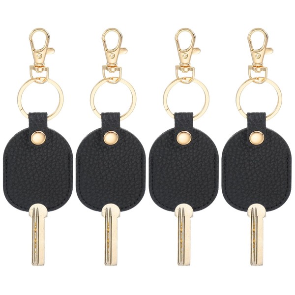 PATIKIL Leather Key Sleeve, 4 Pcs Broken Car Key Loop