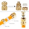 Wzzy Gurden Tap Adapter, Universal Kitchen Tap Hose Connector &