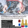 Saipor 2Pcs R1234YF Quick Couplers Kit, R1234yf to R134a Conversion