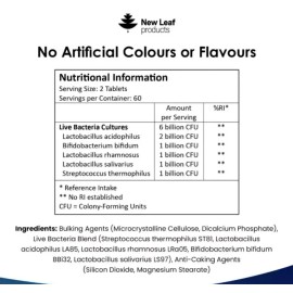 Tabletas probióticas multi cepa de alta resistencia - Suplemento para la salud digestiva e intestinal