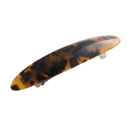 Vingtaine H-604-BR Elegant Simple Barrette Hair Accessory Brown