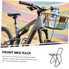 Abaodam Mountain Bike Front Rack Durable Metal Cargo Carrier for