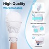 BORuner Dementia Gloves 2pcs |Double-Padded Restraint Security Mitts,Open Front Design,Hand