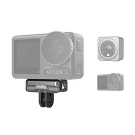 SMALLRIG Magnetic Adapter Mount for DJI Action 4 / Action 3 / Action 2, with Adapter Connection and 1/4” Thread for Osmo Action 3 / Action 2, for Tripod, Selfie, Vlogging, YouTube - 3662